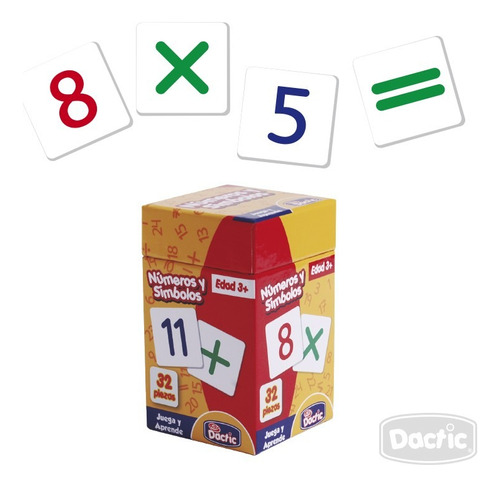 Juego De Mesa Numeros Y Simbolos Dactic Suma Restas Calculos