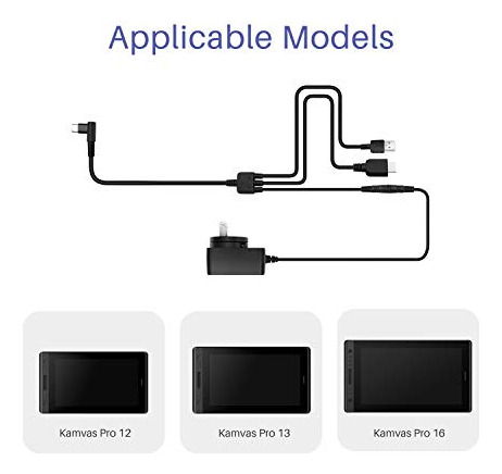 Cable Hdmi 3 En 1 Para Tablet Gráfica Kamvas Pro 16/13/12