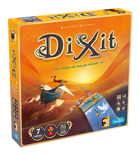 Jogo Dixit Base Boardgame Galápagos Jogos Português Libellud (Usado)