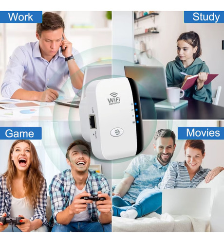 Repetidor Inalámbrico Amplificador De Señal Wifi 300mbps