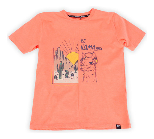 Polera Niño Naranja Pillin