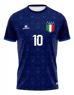 Camisa Italia Azul Torcedor