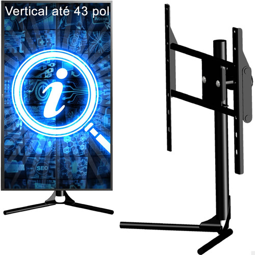 Base Para Tv De Mesa Pé Para Tv Universal  26-55 Pol