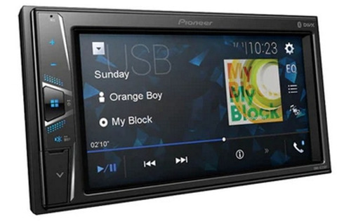 Estéreo automotivo Bluetooth preto Pioneer DMH-G225bt de 6,2 polegadas