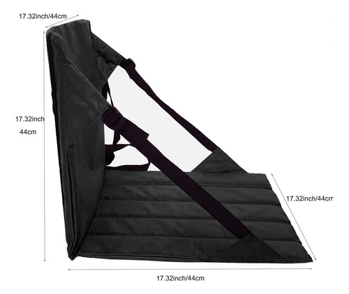 Cojín Plegable Tipo Grada Para Asiento De Estadio, Ligero Y