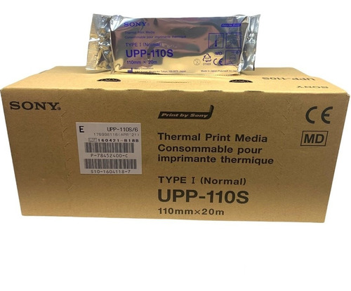 Papel Impresora Ecografo  Upp-110s Sony  10 Und