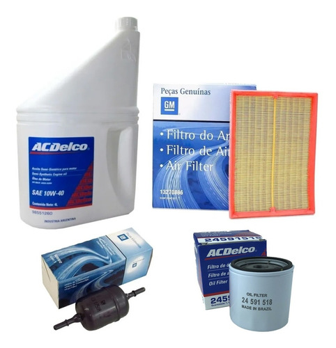 Combo 3 Filtros Originales Aceite Chevrolet Cora Ii 1.8 2005