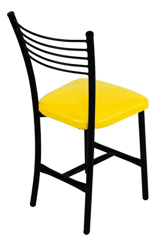 Comedor Para Restaurante Bar Mesa Cafetería Jardín Exterior Color Amarillo Diseño De La Tela De Las Sillas Liso
