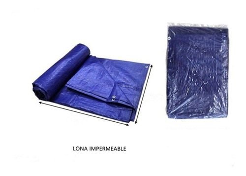 Lona Impermeable Carga 8 X 6 Metros Pp 90g/m2