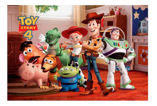 Fondo Decorativo Infantil Personajes Fiesta 1x1.5m Mylin 1pz Color Toy Story