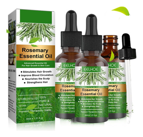 Aceite De Romero Para El Cabello,30ml Rosemary Oil For Hair