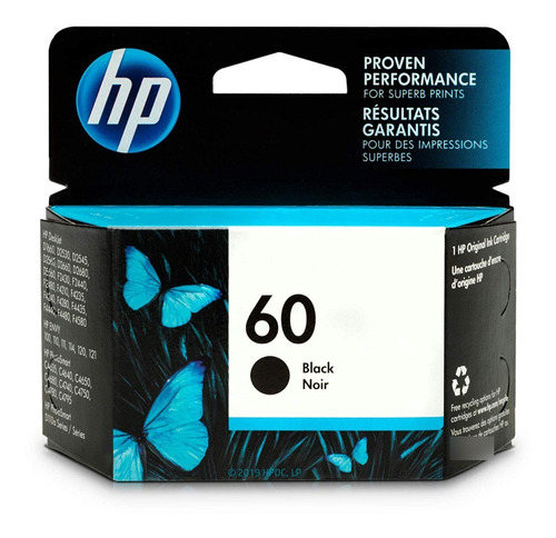 Cartucho Original Hp 60 Negro Nuevo Para F4280 F4580 F4480