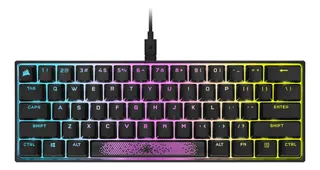 Teclado Mecánico Para Juegos Corsair K65 Rgb Mini 60% Negro