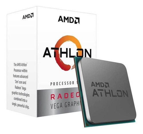 Procesador Amd Athlon 3000g 3.5ghz 2 Núcleos 4 Hilos Am4