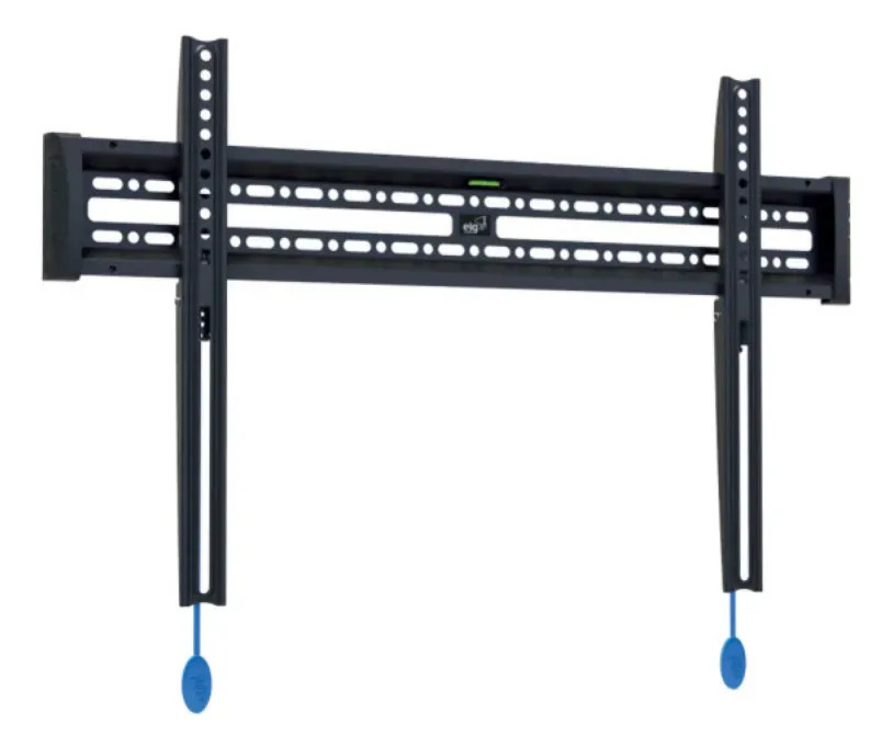 Foto do produto: Suporte Fixo de Parede TV 32 a 86 Polegadas 50kg ELG Slim VESA 100x100 a 600x400 Distância 2,9 a 5cm Nível Bolha Aço Carbono Preto E600