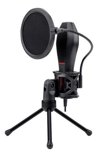 Micrófono Redragon Quasar GM200 condensador omnidireccional negro