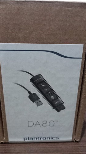Processador De Áudio Usb Da80 Plantronics Anti Ruído