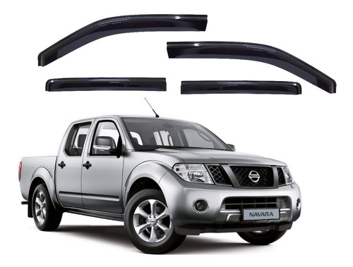 Aletas Bota Agua Negra Nissan Navara  2009-2015