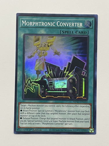 Super Rara Yugioh Morphotronic Converter