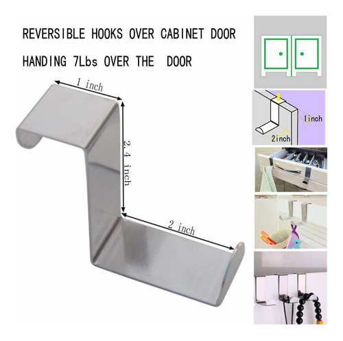 12pcs Ganchos Para Colgar Puerta Ganchos Para Colgar