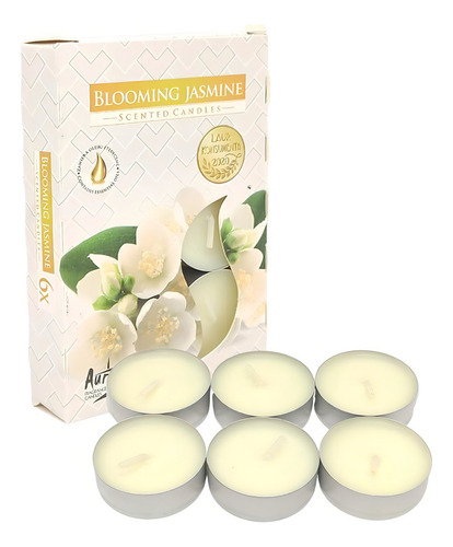 Vela Aromática Com 6 Unidades - Blooming Jasmine