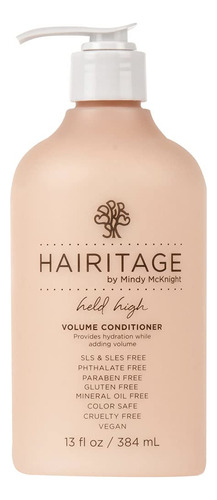 Hairitage Acondicionador De Alto Volumen De 13 Fl Oz, Formul