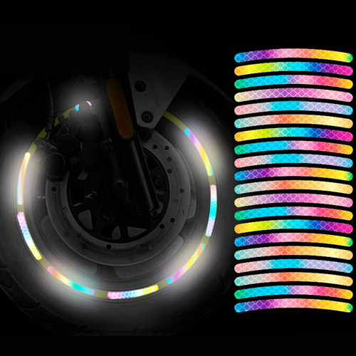 Pegatinas Reflectantes Para Ruedas De Coche E, 40 Unidades