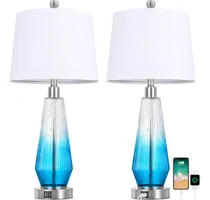 Comprar Juego De 2 Lamparas De Mesa De 28 Pulgadas De Alto Para Sala