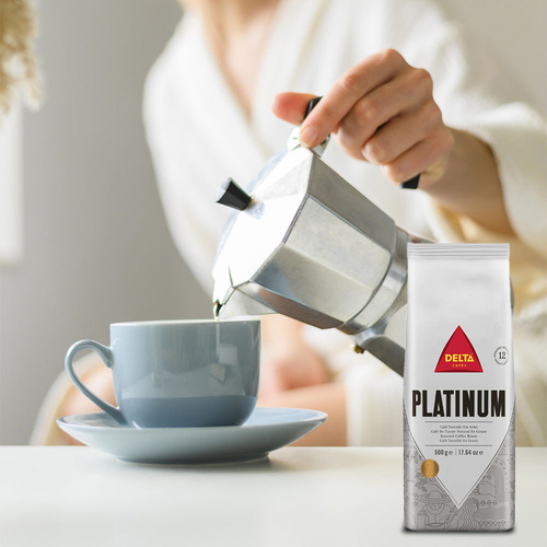 Café Em Grãos Delta Cafés Platinum Int 12 Kit 5 Unid De 500g