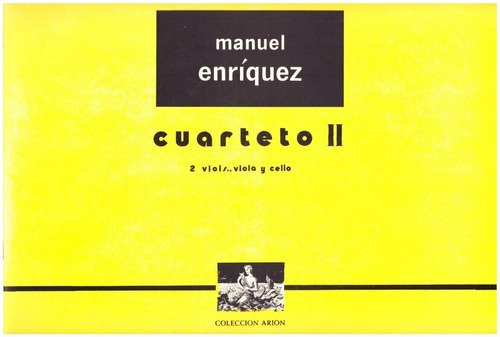 Manuel Enríquez: Cuarteto Ii (partitura).