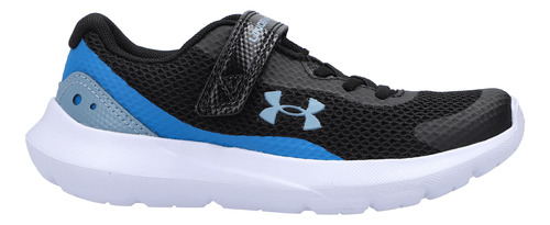 Tenis Under Armour Correr Surge 3 Preescolar Niño Negro