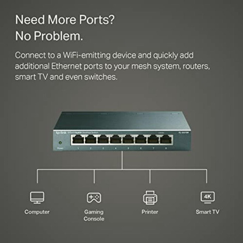 Tp-link Unmanaged Switch Escritorio 8puertos 10/100/1000mbps