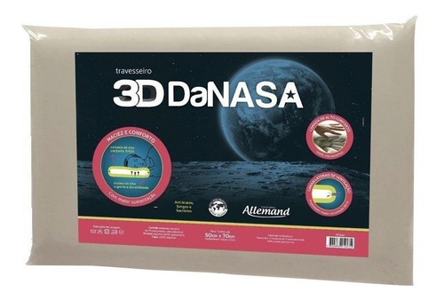 Almohada Espuma Memoria Viscoelastico 3d Nasa