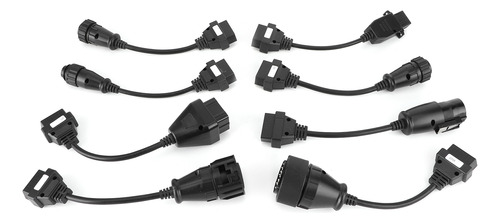 8 Cables De Extensión De Conector Obd2 Para Camiones, Diagnó