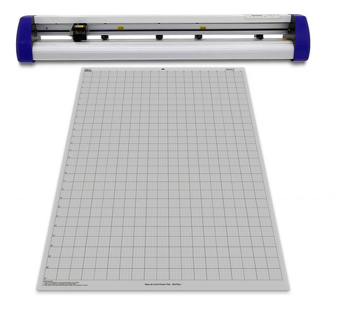 Base De Corte 50x70 Plotter De Recorte + Refil De Cola 50g Cor Transparente