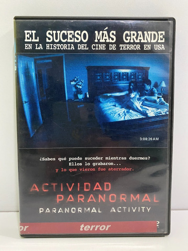 Dvd Película Actividad Paranormal Original, Funcional (Usado)