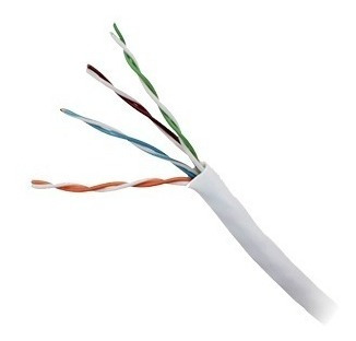 Bobina Cable De 305m Utp Cat5e Blanco