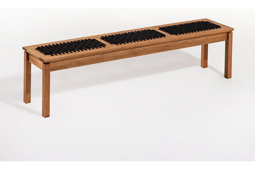 Conjunto Sala De Jantar 1 Mesa 2 Bancos 180cm Hawt