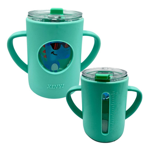 Imagen 2 de 7 de Taza Con Bombilla Diseño De Conejo 250 Ml