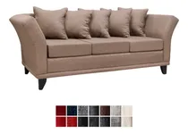 Comprar Sillón De Living 3 Cuerpos Mónaco Chenille O Eco Cuero