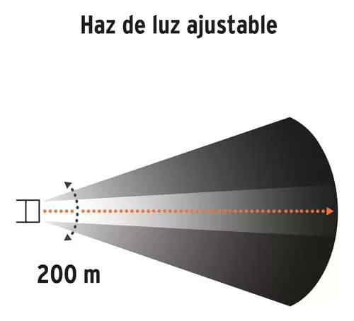 Juego de linterna delantera y trasera para bicicleta, Truper