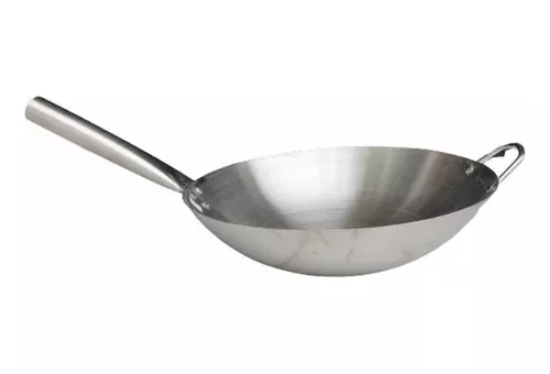 Sartén wok inducción Wok Sartén cocina china Sartén honda acero inoxidable  32 cm 4052025384067