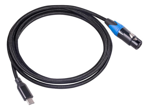 Rexus Usb C Cable De Micrófono Femenino Macho A Xlr 66 Tipo