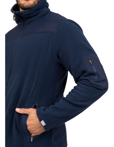 Polar Hombre Scorpi Microfleece Azul Marino Uniforme Clínico