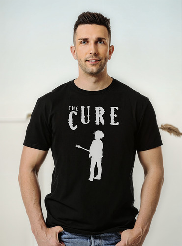 Polera The Cure Robert Smith Stencil Pop Abominatron
