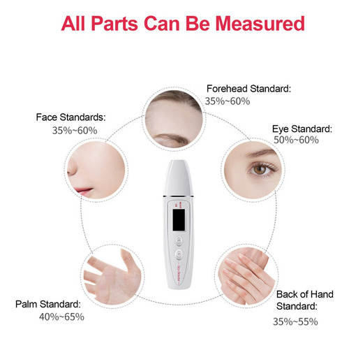Analizador Skin Tester, Monitor De Hidratación Para La Piel,