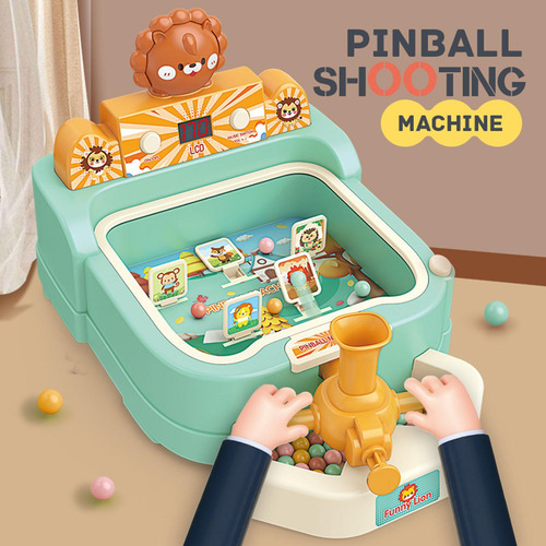 Máquina De Pinball, Rompecabezas Educativo, Desafío, Verde