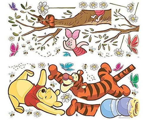 Vinilo Decorativo Pared [0f6bvdoa] Winnie The Pooh