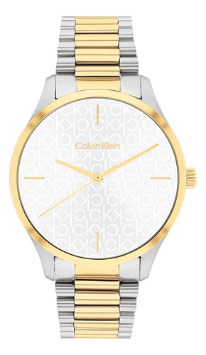 Reloj Calvin Klein Iconic Unisex De Acero Bicolor 25200167