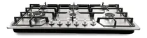 Comprar Parrilla de Gas Empotrable | Parrilla de gas 6 quemadores acero inoxidable con parrillas de hierro fundido | Compatible con gas LP y natural, comando centralizado | MAXIMS ELECTRODOMESTICOS
